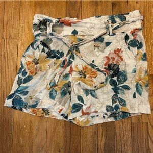 Maurices High Waist Floral Shorts - Multicolor